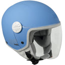 Casco Demi-Jet per Bambini Visiera Lunga CGM Varadero 206A Azzurro Opaco 