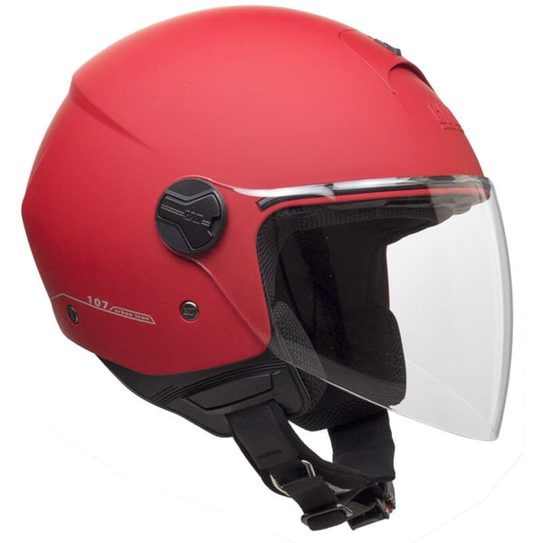 sconto Casque Jet pour Scooter Visière Longue CGM Florence 107A Rouge Mat
