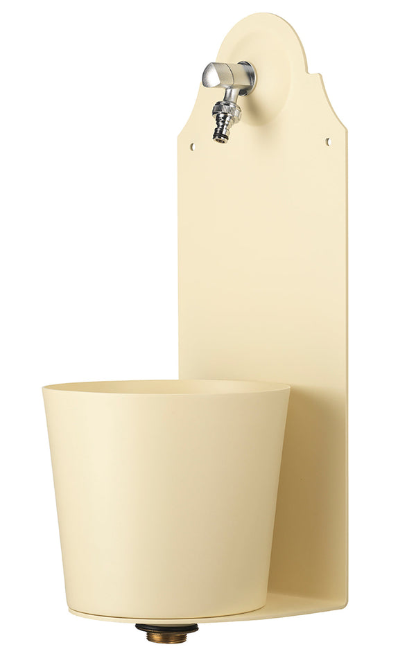 sconto Fontaine murale de jardin avec robinet Belfer 42/PRX ivoire