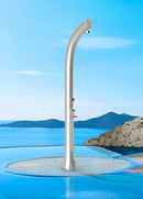 Doccia Solare da Giardino Miscelatore e Doccetta Arkema Jolly Plus Top Line Perla Bianca