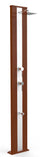 Doccia Solare da Giardino 40L Miscelatore Nebulizzatore e Lavapiedi Arkema Dada S Fascia Inox Oro Van Gogh
