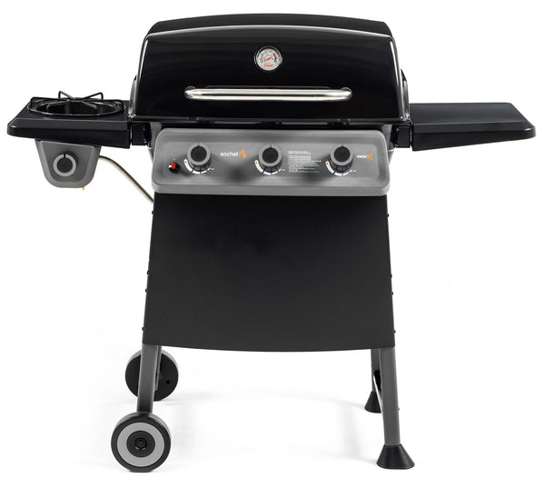 Barbecue à Gaz GPL 3 Brûleurs 13,1kW avec Brûleur Latéral Sochef Diablo X sconto