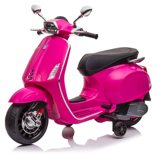 sconto Scooter Elettrico per Bambini Licenza Ufficiale Piaggio Vespa 12V 4,5Ah Rosa