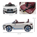 Macchina Elettrica per Bambini 12V con Licenza BMW I4 Bianca