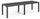 Table de jardin double 295x90x74,5 cm en résine Keter Kulie Double Anthracite
