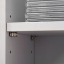 Set 2 Librerie Scaffale porta CD e DVD 21x22,5x88,5 cm a 12 Ripiani Totali per 204 CD    