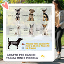 Passeggino per Cani Taglia Piccola 75x45x97 cm Pieghevole con Ruote Girevoli e Freno Nero  