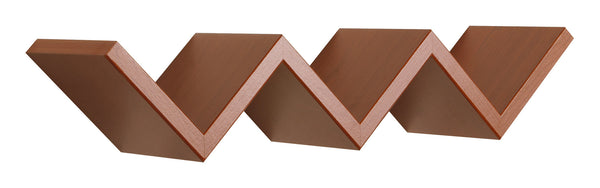 online Etagère murale bibliothèque Zigzag 56x15,5 cm en bois de fibre de cerisier Lightning
