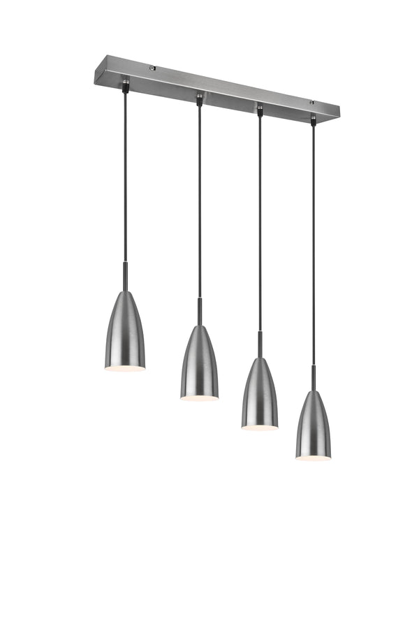 Lampe à suspension d'intérieur E14 en métal nickel mat online