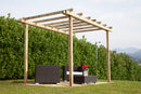 Pergola Autoportante 240x240 cm in Legno