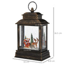 Lanterna Natalizia a Batteria 161x8,8x26,5 cm con Musica e Luce 