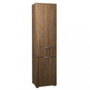 Armadio 2 Ante 1 Cassetto 45x38x174 h cm in Truciolare bilaminato Marrone