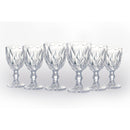 Set 6 Calici Renaissance in Vetro VdE Tivoli 1996 Trasparente