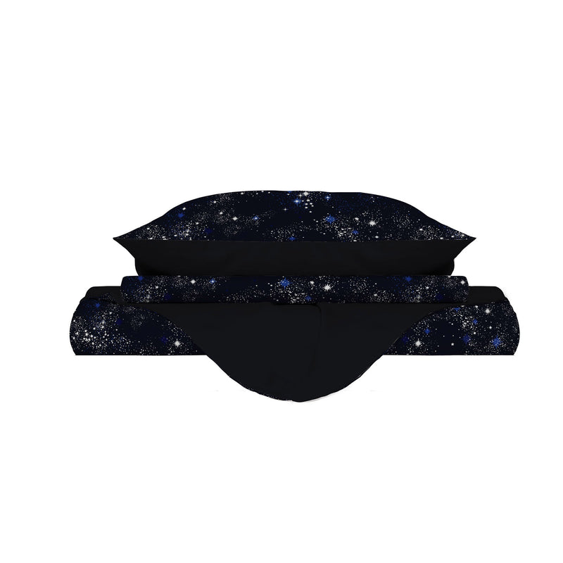 Copripiumino con Federe Stampato in Microfibra Orione Varie Misure