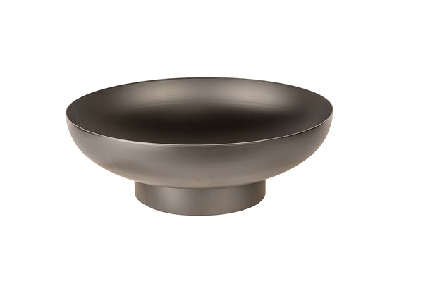 Braciere a Legna Ø40x13,5 cm Elegante in Acciaio Nero Alta Temperatura prezzo