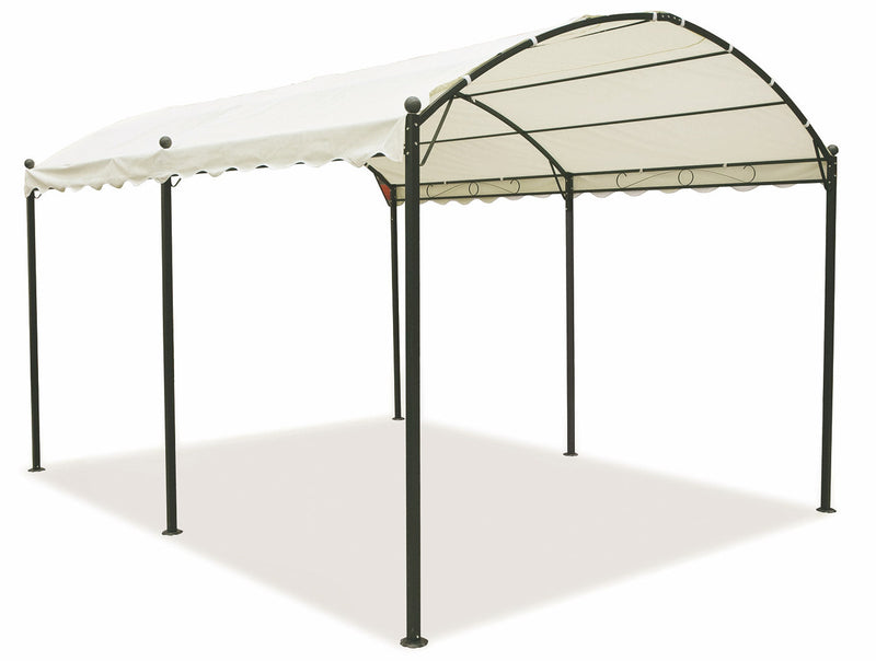 Gazebo da Giardino in Ferro 3x4 mt Soriani Tunnel Ecrù