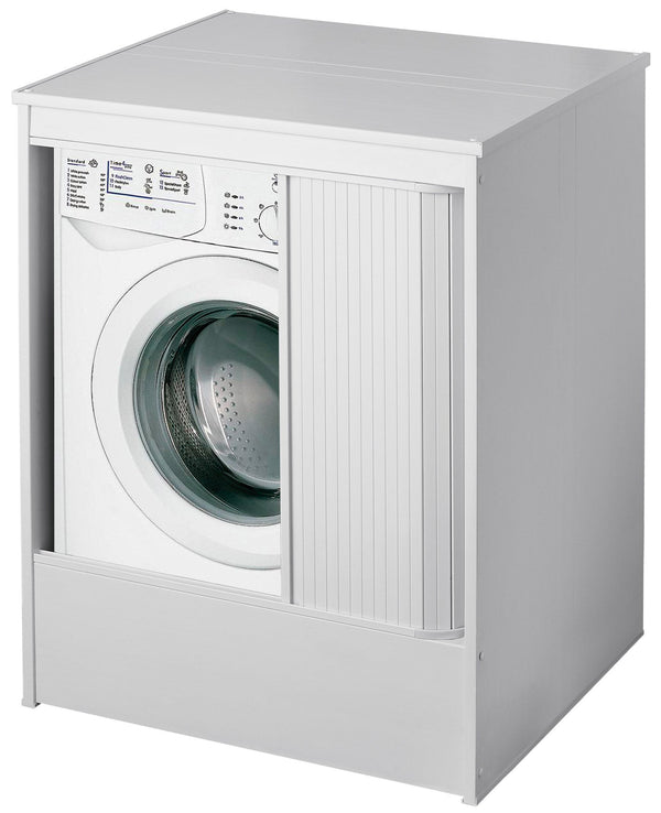 Housse Lave Linge Extérieure en PVC 70x94x60 cm avec Volet Forlani Esterni Roc Blanc sconto