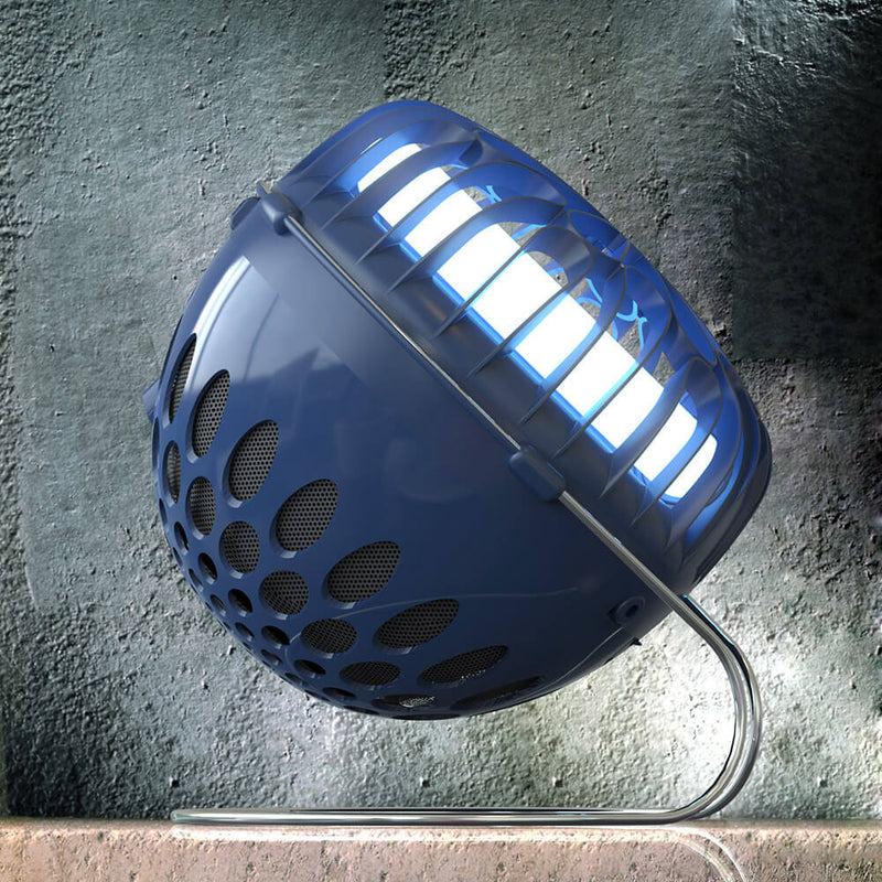 Zanzariera Elettrica ad Aspirazione 32W Moel Moon 3688B Blu