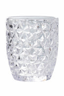 Set 6 Bicchieri Acqua in Vetro 300 ml Villa d'Este Home Tivoli Geometrie