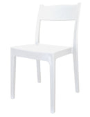 Sedia 52x46x82 cm per Interno ed Esterno Bianca