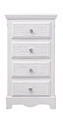 Cassettiera Blanc 4 Cassetti L in Legno