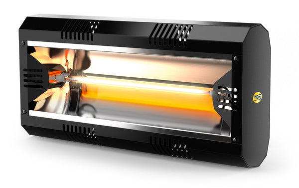 Chauffage électrique infrarouge 49x23x16 cm 2000W Moel Hathor 791N Noir online