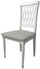 Lot de 2 housses de chaise extensibles en polyester gris clair Leslie