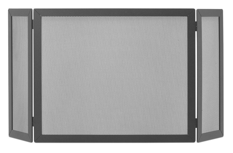 Parascintille con Antine 100x50 cm per Camino a Legna in Ferro Belfer 3009 Antracite