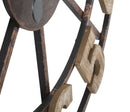Orologio da Muro Source Ø63,5x4 cm in Ferro e MDF Marrone