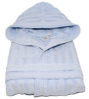 Accappatoio in Spugna 100% Cotone Sally Lines Azzurro