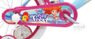 Bicicletta per Bambina 16" 2 Freni  Sea Life Verde Marine e Rosa