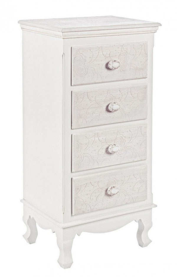 sconto Commode 4 Tiroirs Clorine en Bois