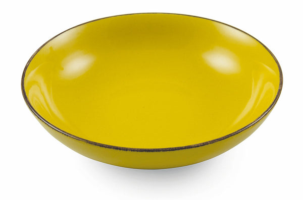 Set de 6 Assiettes Creuses Ø20,5x5 cm en Gres VdE Tivoli 1996 Baita Glazed Yellow prezzo