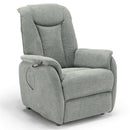 Poltrona Alzapersona Elettrica 2 Motori 76x96x105 cm in Tessuto Boston Corda