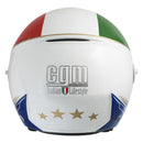 Casco Jet per Scooter Visiera Lunga CGM Italia 107I Bianco