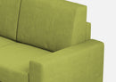 Divano 3 Posti 208x85x85 cm Sakar in Tessuto Verde