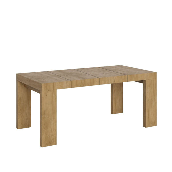 Table extensible 90/246x90x77 cm Roxell Premium Chêne Nature sconto