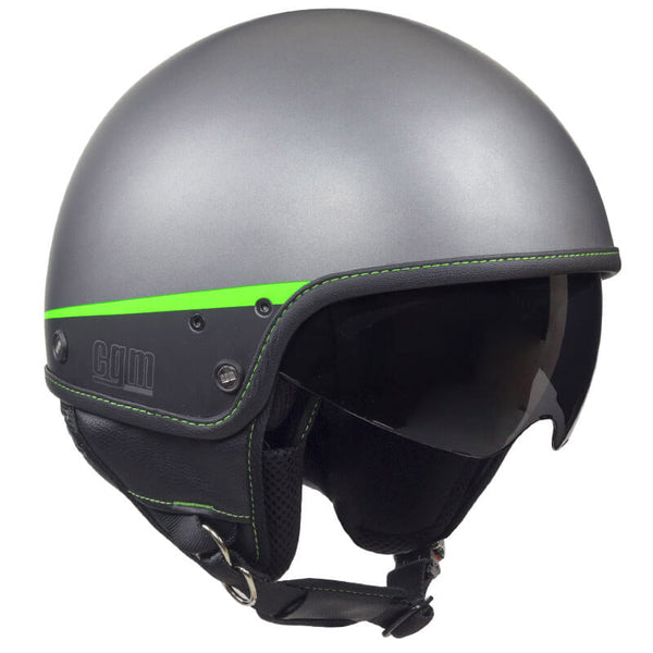 Casque Demi-Jet pour Scooter CGM Granada 105G Titane Mat Différentes Tailles prezzo
