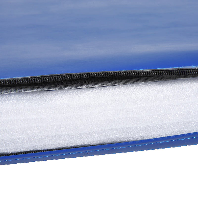 Tappetino Ginnastica Pieghevole Antiscivolo 180x60x5 cm Materassino Fitness Blu      