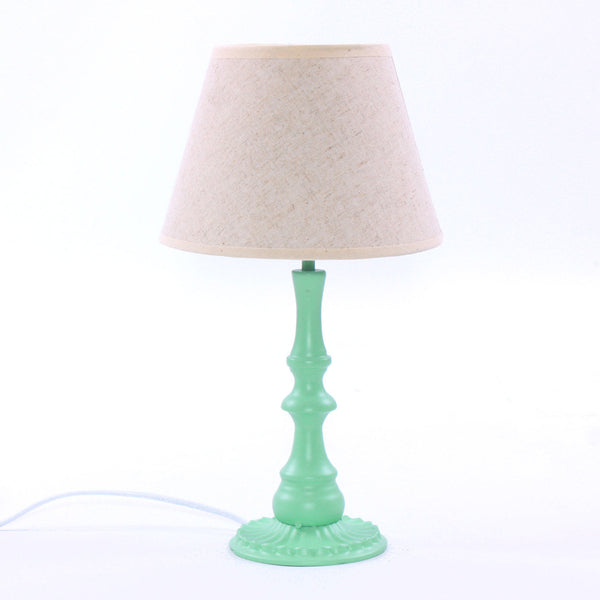 Lampada da Tavolo Ø20xH33 cm in Metallo Verde Chiaro online