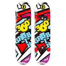Skateboard con Tavola 80 cm in Legno Concava Double Drago Fish Grab