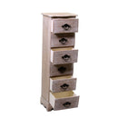 Cassettiera in Legno 6 Cassetti Stoccarda