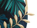 Orologio da Muro Roundy Green 60x4,5x65 cm in Ferro e MDF Multicolor