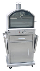 Forno Pizza e Barbecue a Gas GPL da Esterno con Ripiani in Acciaio Kraus Crono