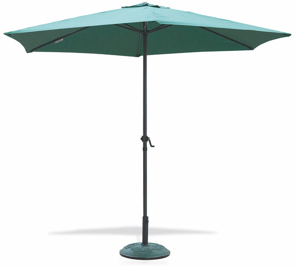 Parasol de jardin rond Ø3 m Mât Ø38 mm en Aluminium Soriani Cuba Vert online