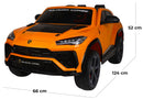 Macchina Elettrica per Bambini 12V con Licenza Lamborghini Urus ST-X Arancione