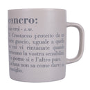 Tazza Zodiaco "cancro" Ø8x10 cm in Bone China VdE Tivoli 1996 Beige
