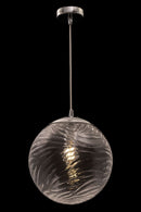 Lampada pendente Pendant in Metallo Dunas Cromo