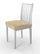 Lot de 2 housses de chaise extensibles en polyester crème
