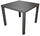 Table de Jardin 80x80 cm en Aluminium Gris San Vincenzo